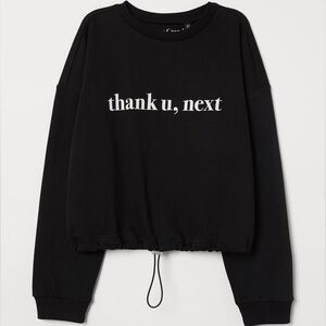 Ariana Grande H&M thank u, next pullover